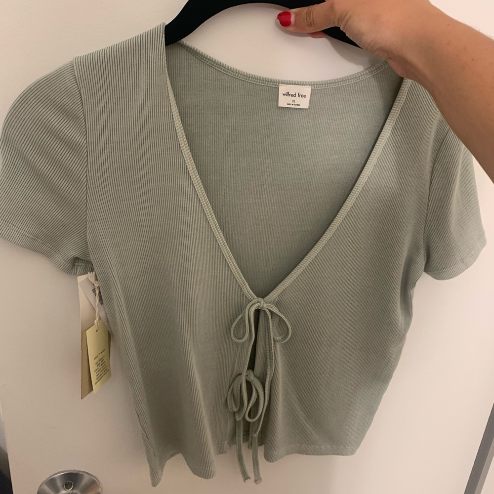Aritzia tie crop top - new with tags